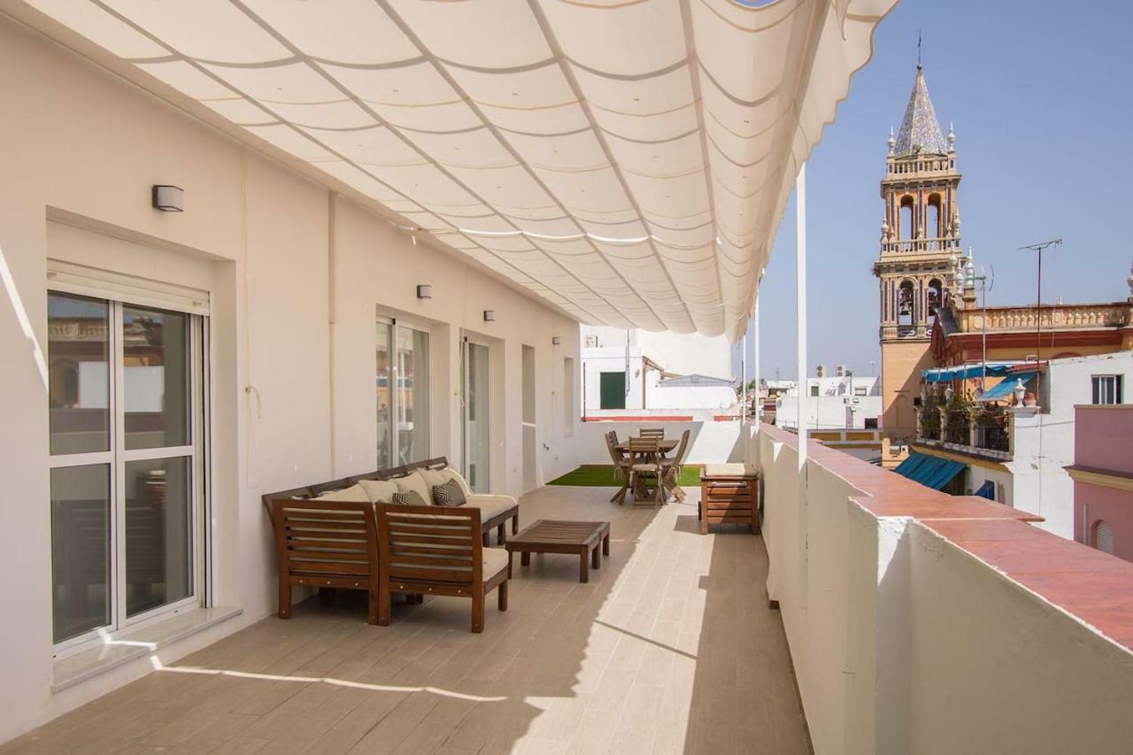 Ferienwohnung Triana Deluxe Skyview Sevilla Exterior foto