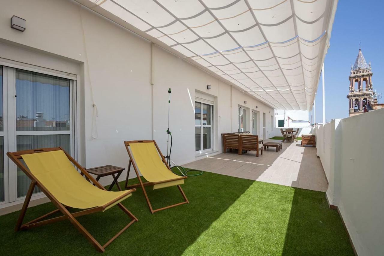 Ferienwohnung Triana Deluxe Skyview Sevilla Exterior foto